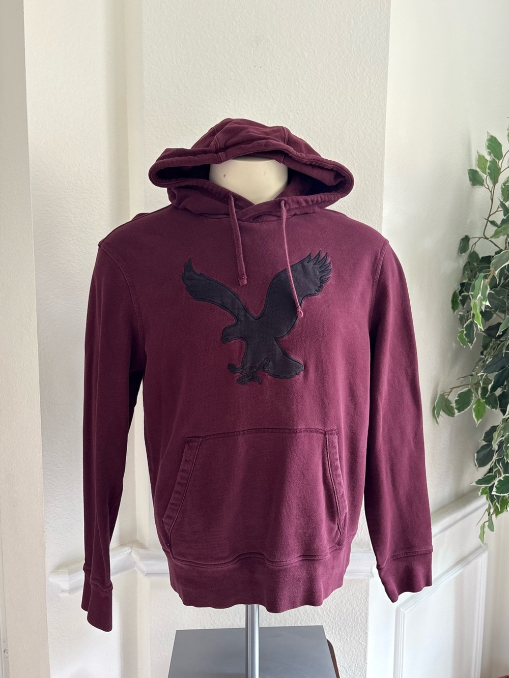 American Eagle Hoodie Deep Maroon Sweatshirt